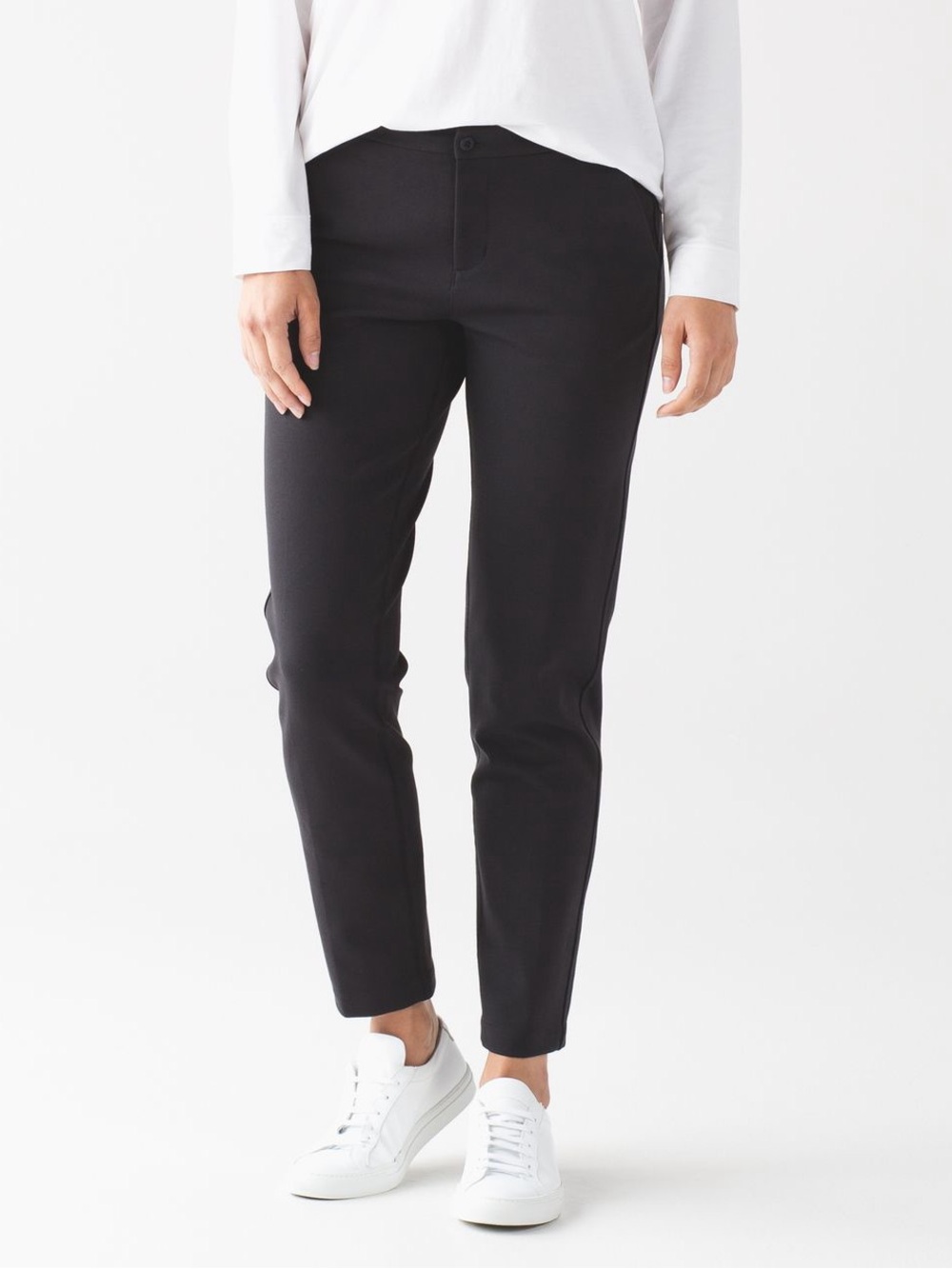 NWOT Lululemon City Trek Trouser (Ponte) Black Size 6 Work Wear Everyday